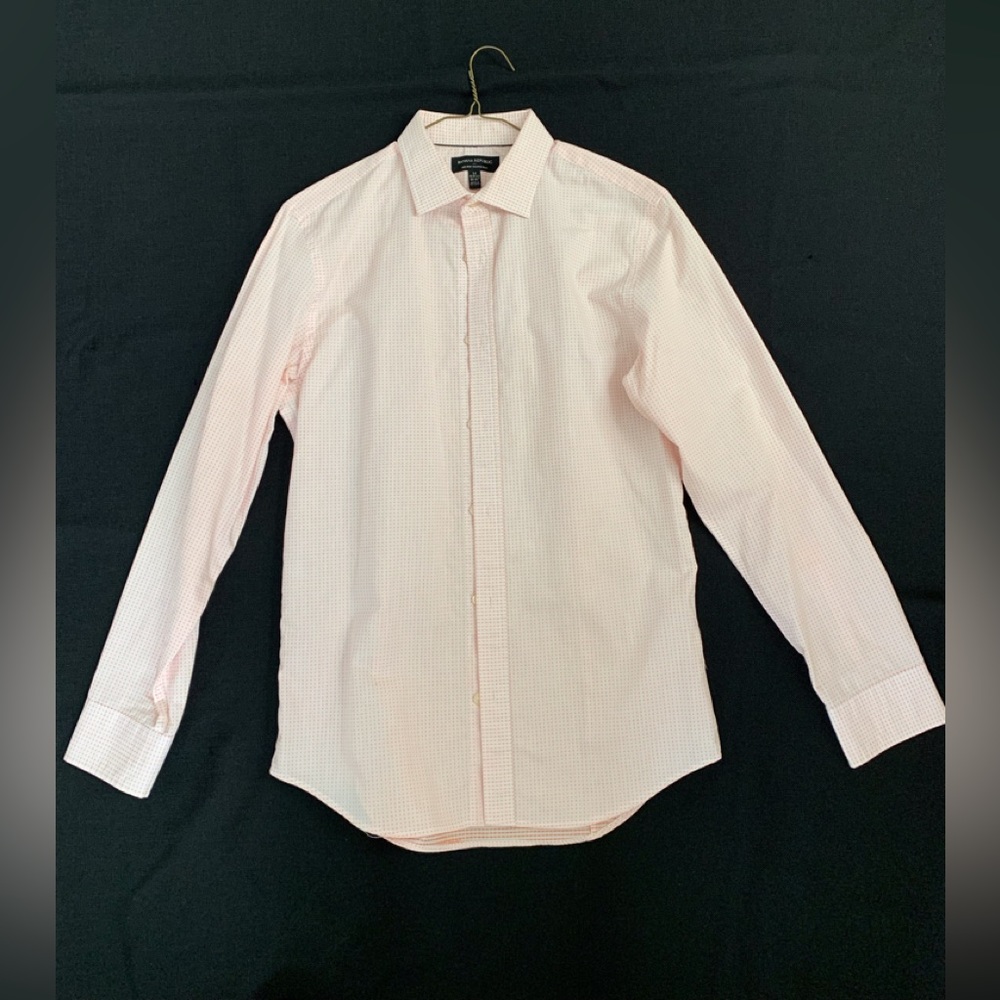Banana Republic Men’s Dress Shirt Orange Boxes - Picture 1 of 3